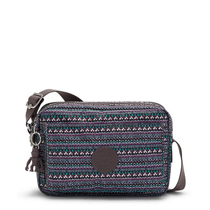 Sacs Crossbody Kipling Abanu Medium Printed Bleu Marine |YIAB-40330970