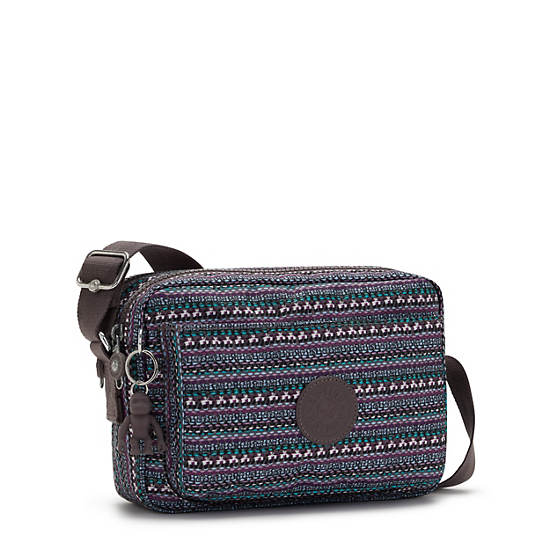 Sacs Crossbody Kipling Abanu Medium Printed Bleu Marine |YIAB-40330970