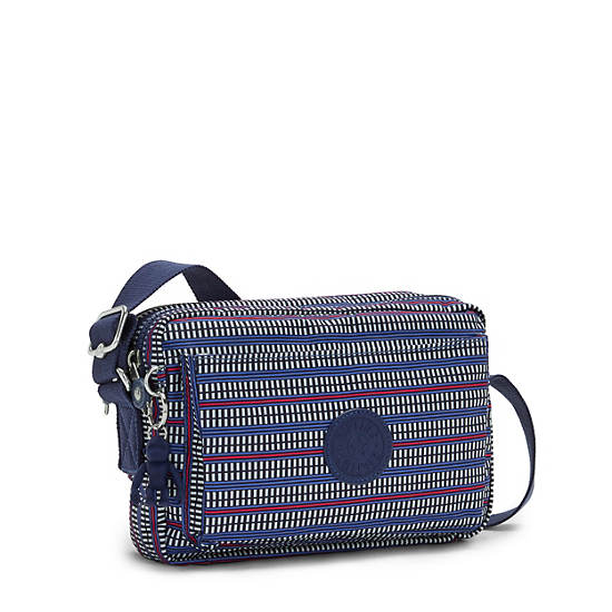 Sacs Crossbody Kipling Abanu Medium Printed Bleu |ZBKD-89593255