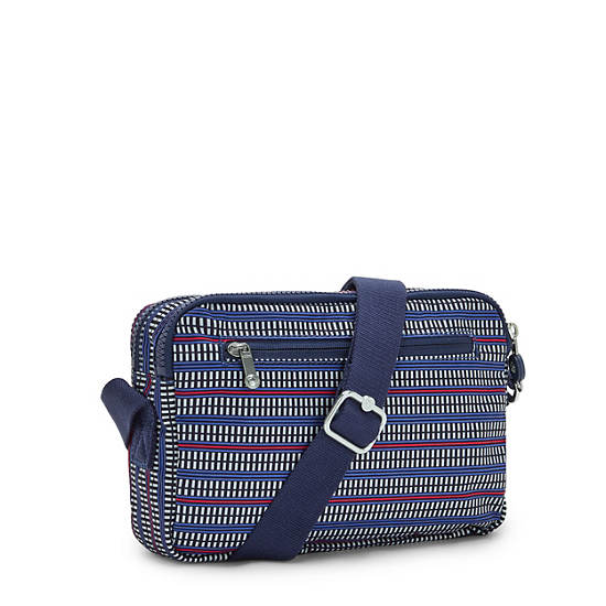 Sacs Crossbody Kipling Abanu Medium Printed Bleu |ZBKD-89593255