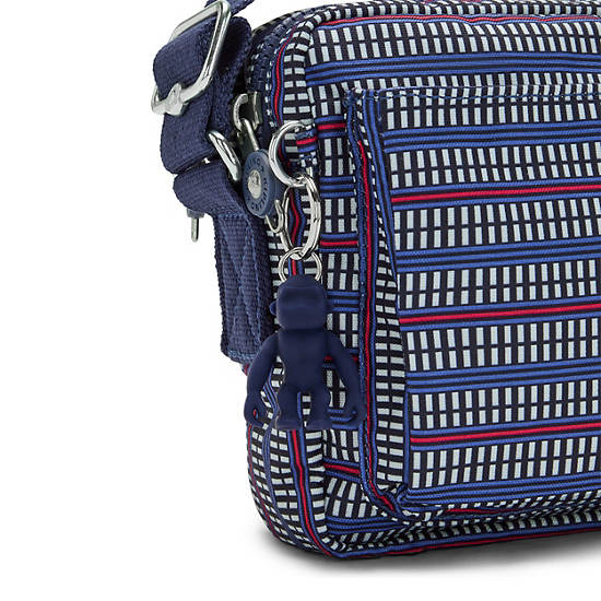 Sacs Crossbody Kipling Abanu Medium Printed Bleu |ZBKD-89593255