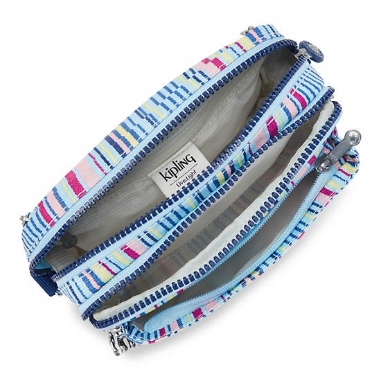 Sacs Crossbody Kipling Abanu Multi Printed Convertible Bleu Multicolore |BNHL-03197082