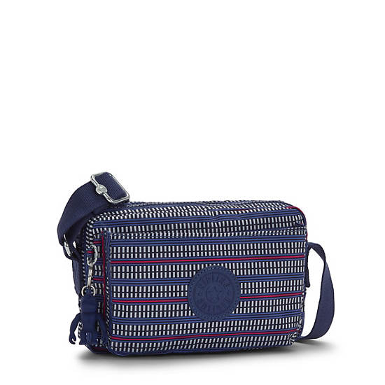 Sacs Crossbody Kipling Abanu Printed Bleu |CLFY-66342038