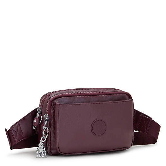 Sacs Crossbody Kipling Abanu Multi Metallic Convertible Bordeaux |VNPG-56865435