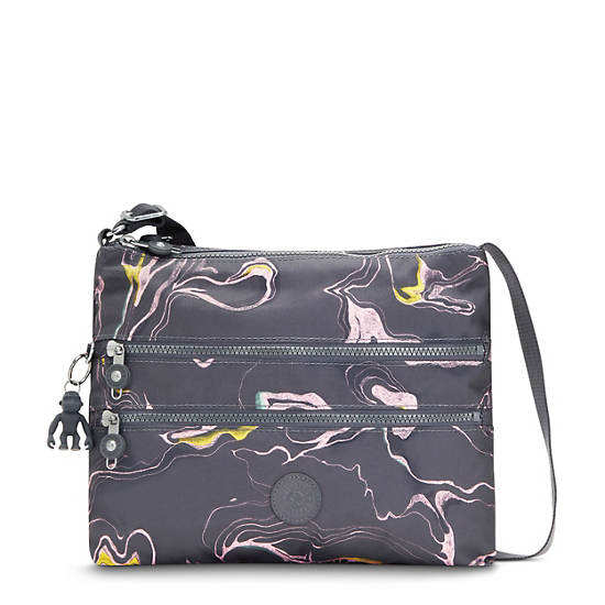 Sacs Crossbody Kipling Alvar Printed Grise |NKSQ-93797983