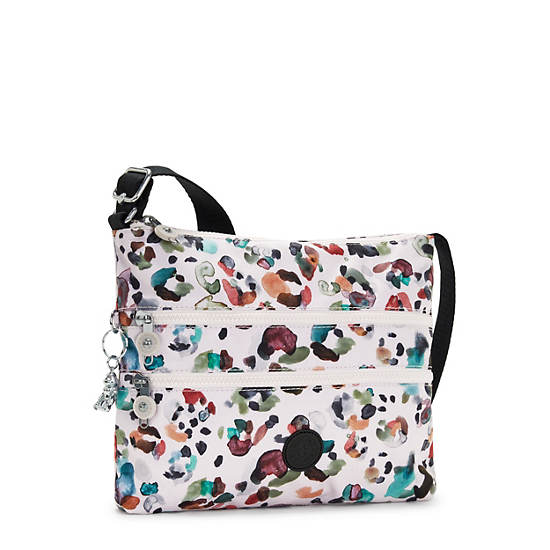 Sacs Crossbody Kipling Alvar Printed Blanche Multicolore |HACN-97512495