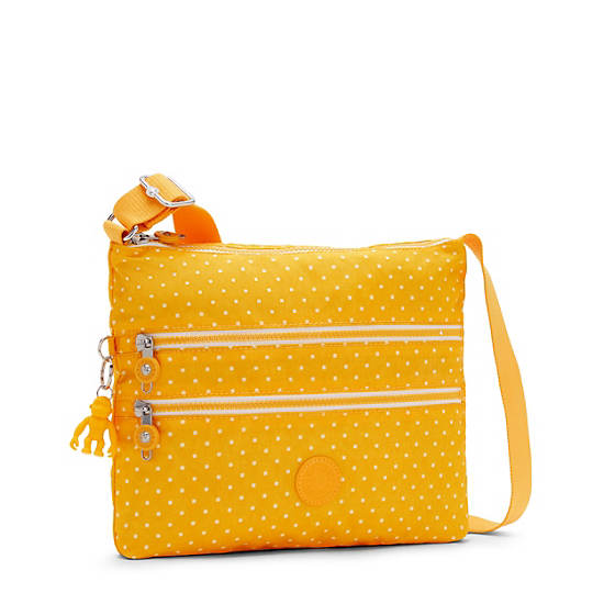 Sacs Crossbody Kipling Alvar Printed Jaune |PYGL-39240231