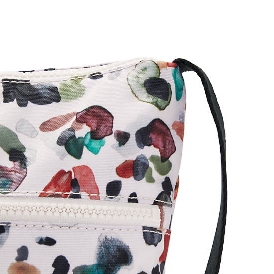 Sacs Crossbody Kipling Alvar Printed Blanche Multicolore |HACN-97512495