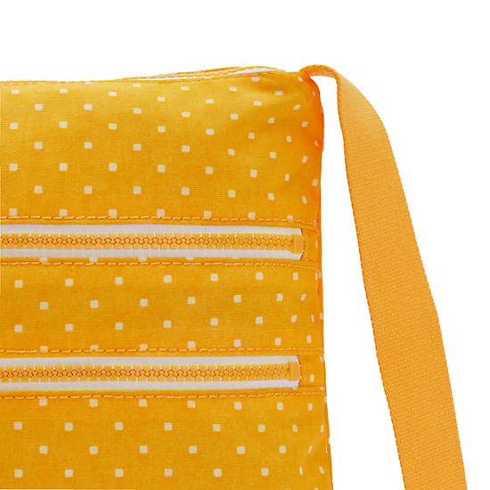 Sacs Crossbody Kipling Alvar Printed Jaune |PYGL-39240231