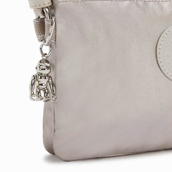 Sacs Crossbody Kipling Creativity XB Metallic Beige |UQKI-11858217