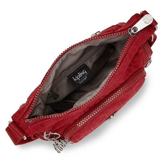 Sacs Crossbody Kipling Gabbie Mini Rouge |DIXE-28388361