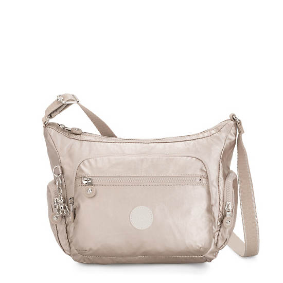 Sacs Crossbody Kipling Gabbie Small Metallic Argent |BMST-59809928