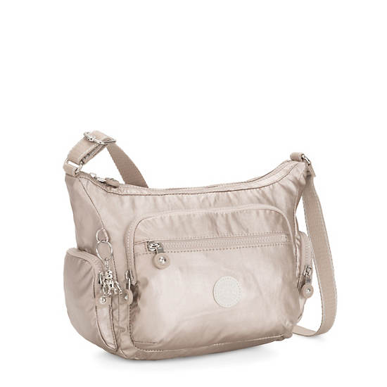 Sacs Crossbody Kipling Gabbie Small Metallic Argent |BMST-59809928