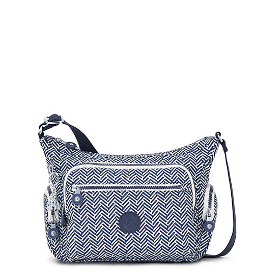 Sacs Crossbody Kipling Gabbie Small Printed Grise |ENKE-67549107