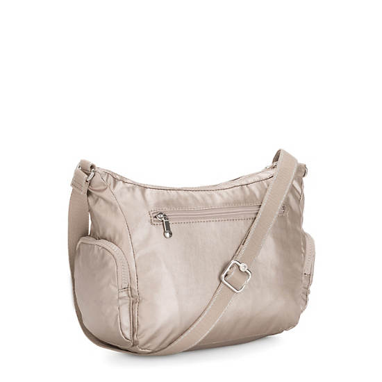 Sacs Crossbody Kipling Gabbie Small Metallic Argent |BMST-59809928