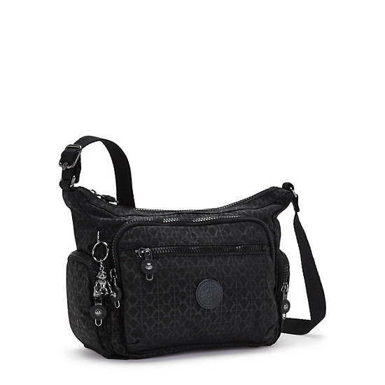 Sacs Crossbody Kipling Gabbie Small Printed Noir |SCOR-89690026