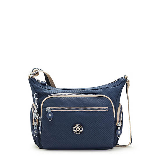 Sacs Crossbody Kipling Gabbie Small Printed Bleu |YDUM-74113587