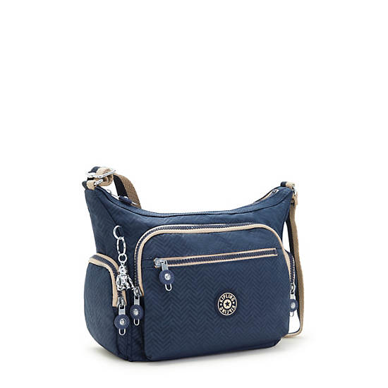 Sacs Crossbody Kipling Gabbie Small Printed Bleu |YDUM-74113587