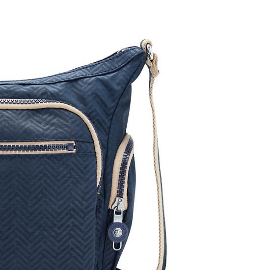 Sacs Crossbody Kipling Gabbie Small Printed Bleu |YDUM-74113587