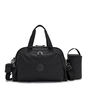 Sacs Kipling Camama Printed Diaper Bag Noir |JCVO-68501434