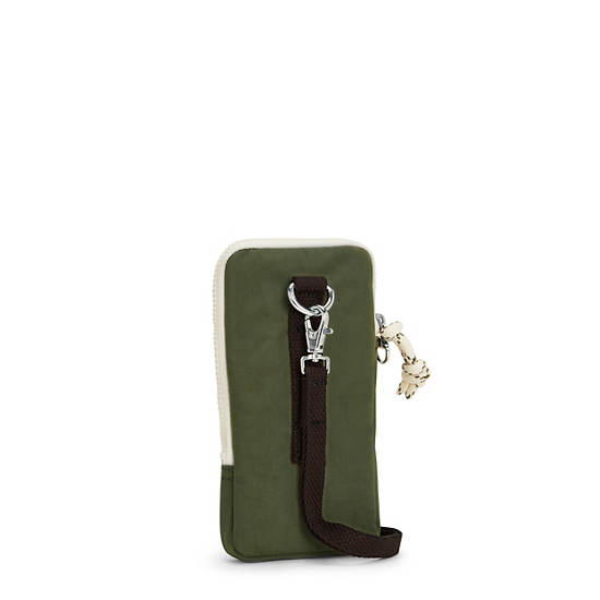 Sac à Main Kipling Clark Neck Pouch Vert Olive |UEGX-20272475