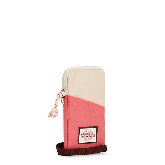 Sac à Main Kipling Clark Neck Pouch Rose |CNTM-03145876