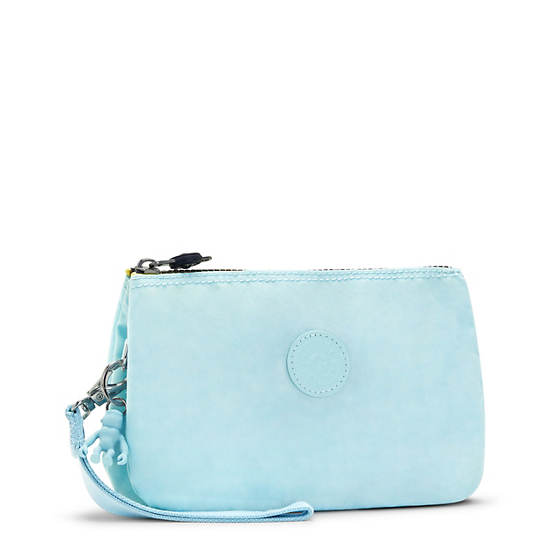 Sac à Main Kipling Creativity Extra Large Mode Wristlet Bleu |WTVE-43560948