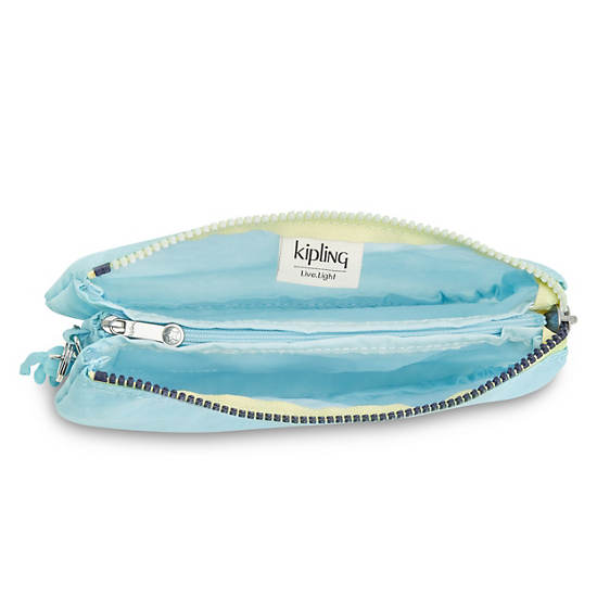 Sac à Main Kipling Creativity Extra Large Mode Wristlet Bleu |WTVE-43560948