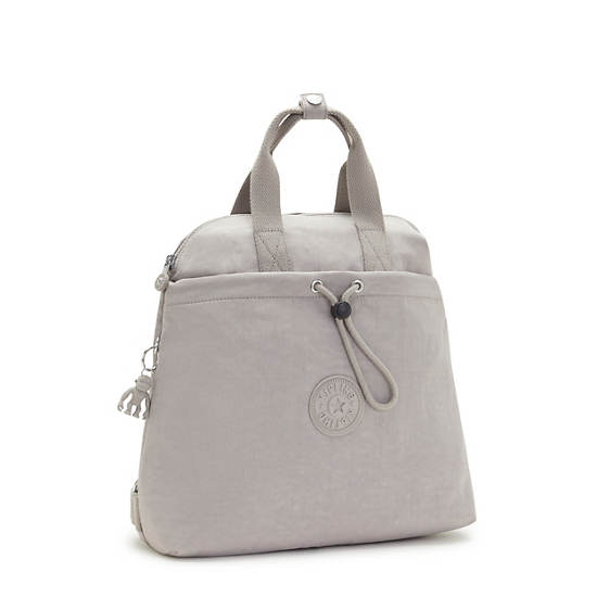 Sac à Main Kipling Goyo Medium Backpack Tote Grise |KFRT-34011807