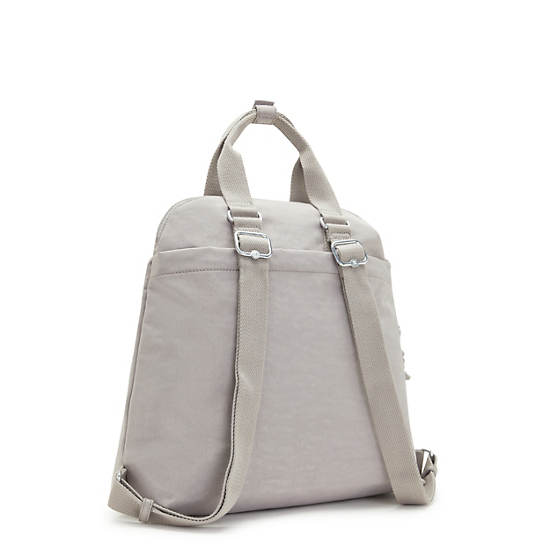 Sac à Main Kipling Goyo Medium Backpack Tote Grise |KFRT-34011807