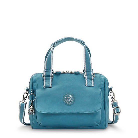 Sac à Main Kipling Zeva Handbag Turquoise |RQUB-34110701