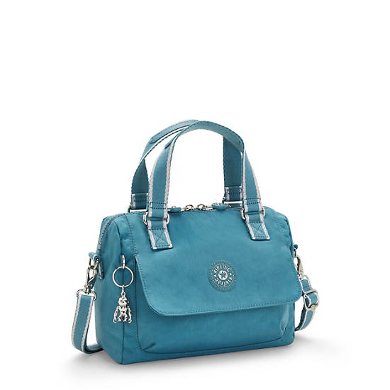 Sac à Main Kipling Zeva Handbag Turquoise |RQUB-34110701