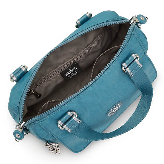 Sac à Main Kipling Zeva Handbag Turquoise |RQUB-34110701