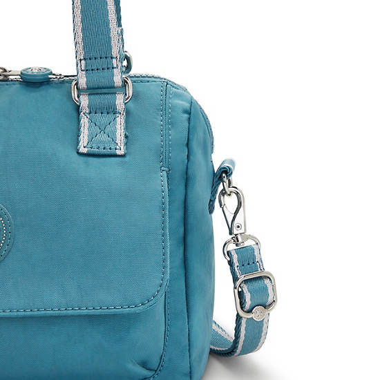 Sac à Main Kipling Zeva Handbag Turquoise |RQUB-34110701