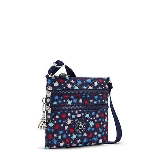 Sac Mini Kipling Alvar Extra Small Printed Bleu |QYAH-80456407