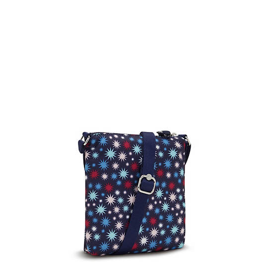 Sac Mini Kipling Alvar Extra Small Printed Bleu |QYAH-80456407