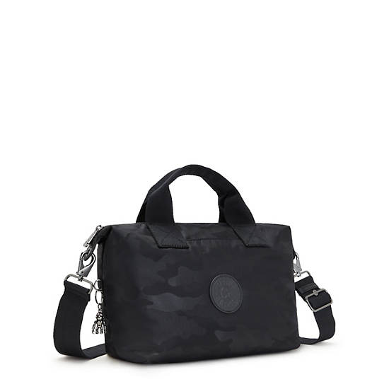 Sac Mini Kipling Kala Handbag Noir Camouflage |CVFB-83642787