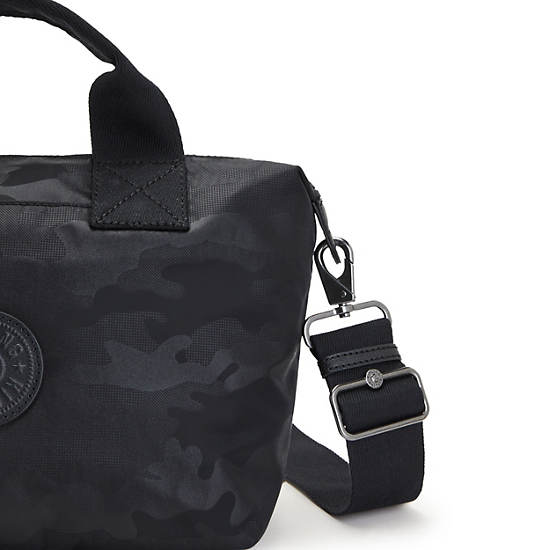 Sac Mini Kipling Kala Handbag Noir Camouflage |CVFB-83642787