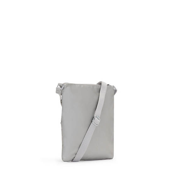 Sac Mini Kipling Keiko Metallic Crossbody Argent |KBBJ-75125700