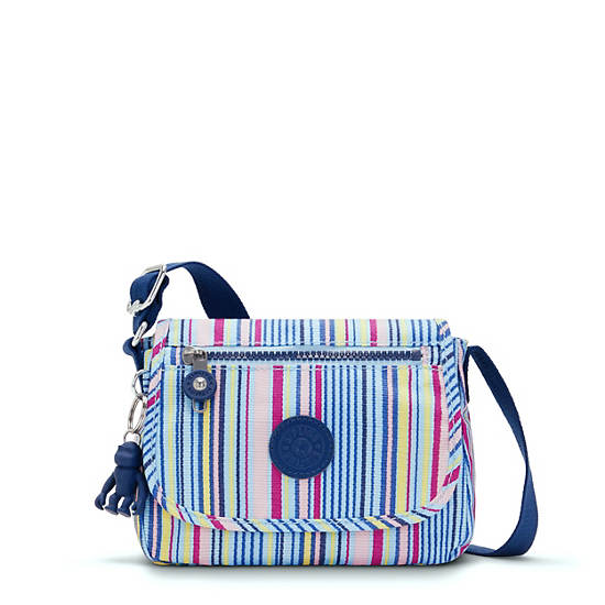 Sac Mini Kipling Sabian Classiche Printed Crossbody Bleu |QGFK-72967674