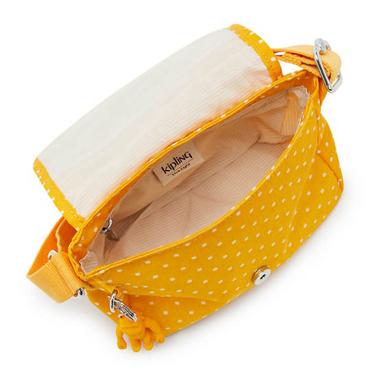 Sac Mini Kipling Sabian Classiche Printed Crossbody Jaune |MZPH-27814607