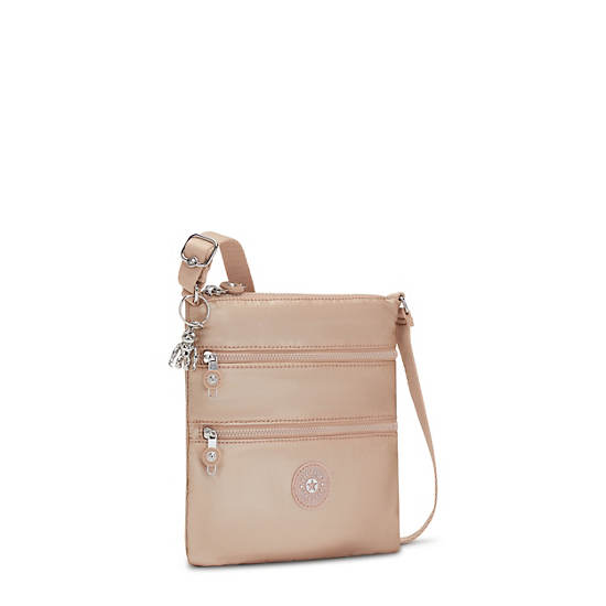 Sac Mini Kipling Keiko Metallic Crossbody Doré |OVEW-92557635