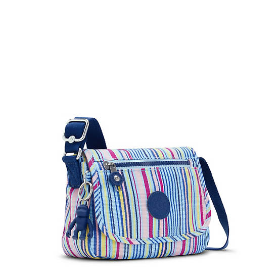 Sac Mini Kipling Sabian Classiche Printed Crossbody Bleu |QGFK-72967674