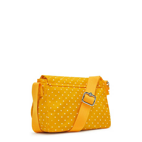 Sac Mini Kipling Sabian Classiche Printed Crossbody Jaune |MZPH-27814607