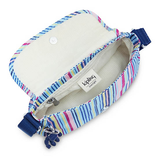 Sac Mini Kipling Sabian Classiche Printed Crossbody Bleu |QGFK-72967674