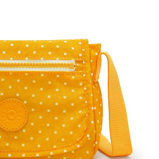 Sac Mini Kipling Sabian Classiche Printed Crossbody Jaune |MZPH-27814607