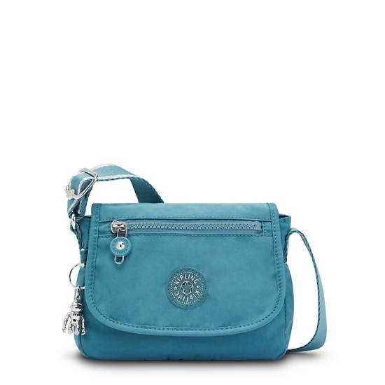 Sac Mini Kipling Sabian Crossbody Turquoise |PKUG-87479216