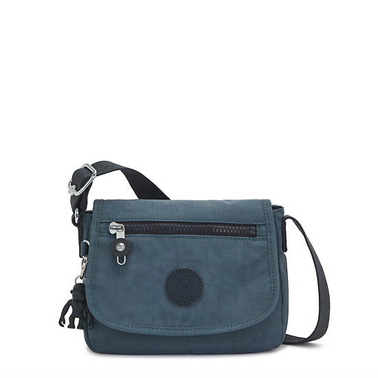 Sac Mini Kipling Sabian Crossbody Bleu Marine Grise |JWJU-82616575