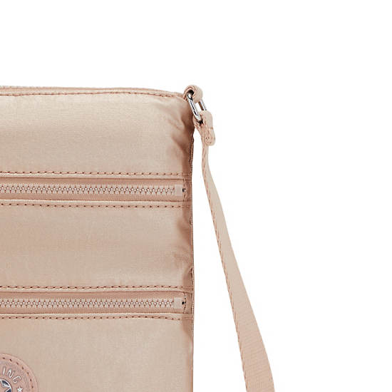 Sac Mini Kipling Keiko Metallic Crossbody Doré |OVEW-92557635