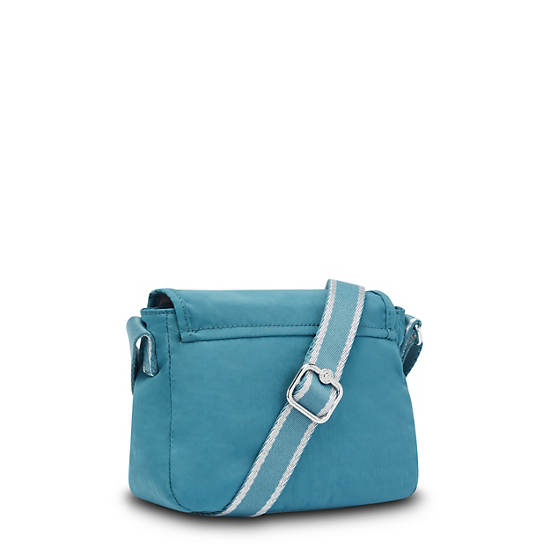 Sac Mini Kipling Sabian Crossbody Turquoise |PKUG-87479216